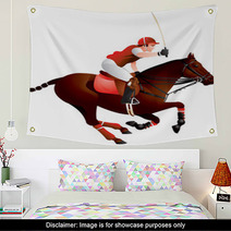 Polo Horse And Player Wall Art 35393307