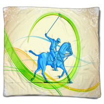 Polo Horse Player Blankets 55682117