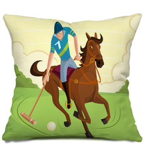 Polo Player Pillows 62447526