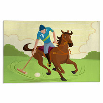 Polo Player Rugs 62447526