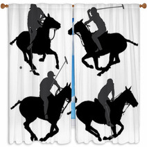 Polo Player Window Curtains 48729955