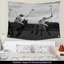 Polo Players. Polo Match In Moscow, Russia. Wall Art 1178836