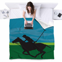 Polo Pony Silhouette Blankets 9133888