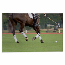 Polo Rider Aiming For The Ball Rugs 44721987