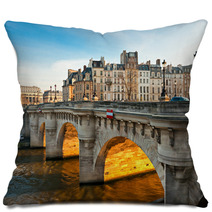 Pont Neuf Ile De La Cite Paris  France Pillows 47806939