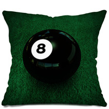 Pool Ball Number Eight Pillows 62564738