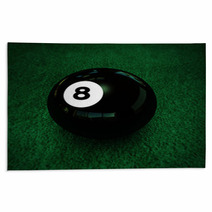 Pool Ball Number Eight Rugs 62564738