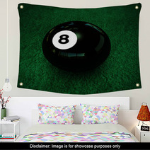 Pool Ball Number Eight Wall Art 62564738