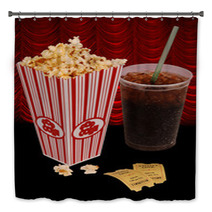 Popcorn And Movie Bath Decor 2097513
