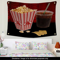 Popcorn And Movie Wall Art 2097513
