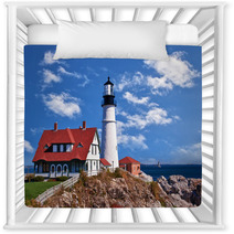 Portland Head Lighthouse In Cape Elizabeth, Maine Nursery Decor 44085046