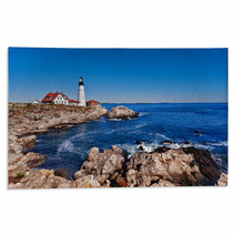 Portland Head Lighthouse In Cape Elizabeth, Maine Rugs 65055710