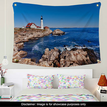 Portland Head Lighthouse In Cape Elizabeth, Maine Wall Art 65055710