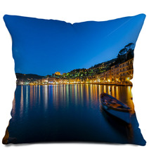 Porto Santo Stefano Veduta Notturna Pillows 47687009