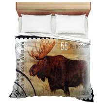 Postage Stamp Germany 2012 Moose, Alces Alces Bedding 64364395