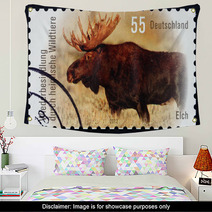 Postage Stamp Germany 2012 Moose, Alces Alces Wall Art 64364395