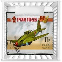 Postage Stamp Russia Russian Attack Nursery Decor 61836165