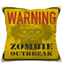 Poster Zombie Outbreak Pillows 118984474