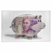Pound Note Piggy Bank Rugs 58452209