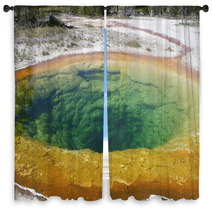 Pozza D'acqua Colorata Yellowstone,usa Window Curtains 60761241