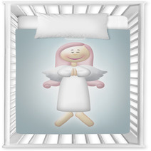 Praying Angel Nursery Decor 28063102