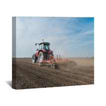 Preparation Of Agricultural Land Wall Art 64947043
