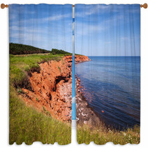 Prince Edward Island Coastline Window Curtains 63306754