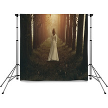 Princess In The Middle Of A Forest Backdrops 94704062