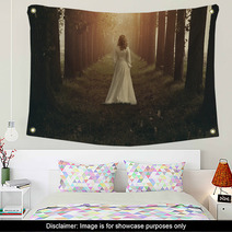 Princess In The Middle Of A Forest Wall Art 94704062