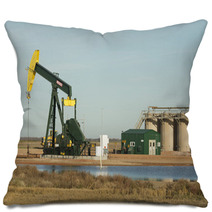 Producing Oil Well In North Dakota Pillows 60263147