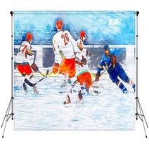 Professional Hockey Players Backdrops 187620254