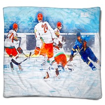 Professional Hockey Players Blankets 187620254
