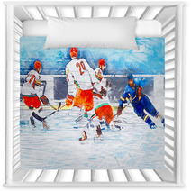 Professional Hockey Players Nursery Decor 187620254