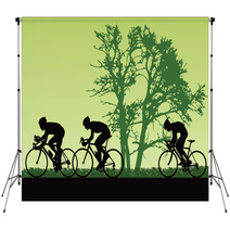 Proffesional Cyclists Backdrops 36095835