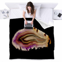 Purple Agate Blankets 41674065