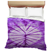 Purple And White Tie Dye Fabric Texture Background Bedding 64916156