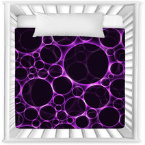 Purple Bubbles Background Nursery Decor 71144456
