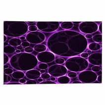 Purple Bubbles Background Rugs 71144456