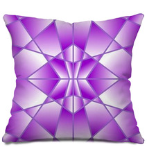 Purple Geometric Tile With A Gradient Pillows 71743705