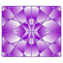 Purple Geometric Tile With A Gradient Rugs 71743705