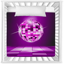Purple Party Background, Disco Ball Nursery Decor 53457678