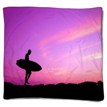 Purple Sky Surfer Blankets 53714200