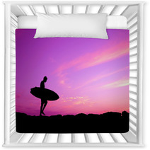 Purple Sky Surfer Nursery Decor 53714200