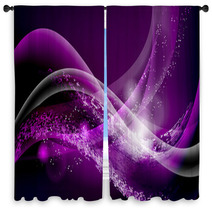 Purple Vector Abstract Background Window Curtains 54804289