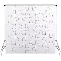 Puzzle White Pieces Backdrops 71283233