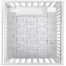Puzzle White Pieces Nursery Decor 71283233