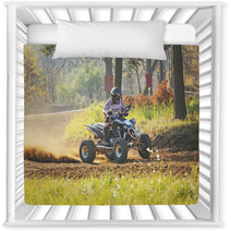 Quad Rider In Autumn Forest Nursery Decor 51065571