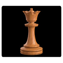 Queen Chess. Clipping Path Included. Rugs 69437570