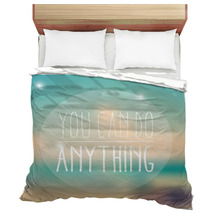 Quote, Inspiration Message, Typographic Background, Vector Bedding 60806050