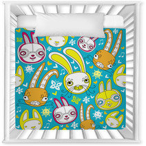 Rabbit Background Nursery Decor 28253923